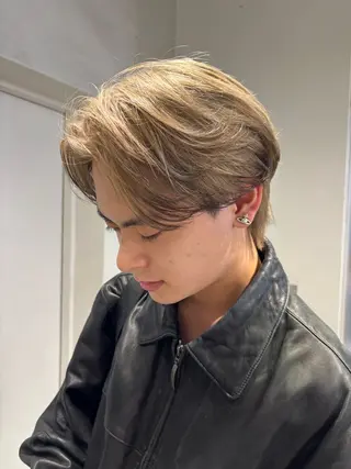 カラー メンズ メンズパーマ/ メッシュ📍ユリのヘアスタイル