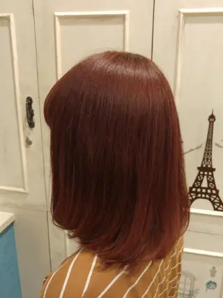 ミディアム カラー brut所属・SaKai Nozomiのヘアスタイル