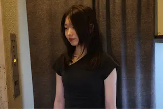 セミロング カラー opus 店長大和 レイヤー/赤み消しのヘアスタイル