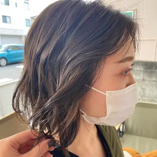 ミディアム カラー SUNC🍀大熊 花奈絵🍀のヘアスタイル