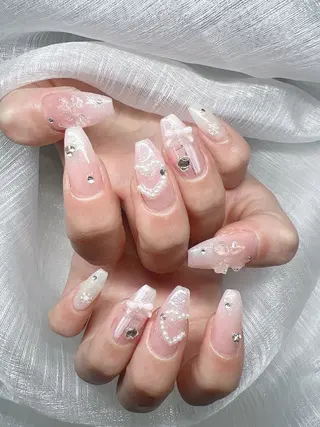 ネイル Lee Nails チップ長さだし専門店のネイルデザイン