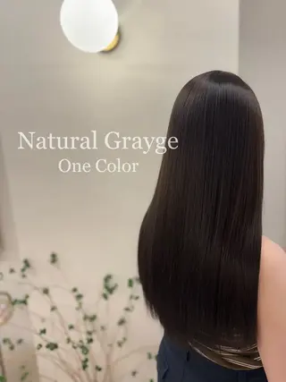 セミロング カラー 二ヶ月綺麗が続く デザイン/星野六三四のヘアスタイル