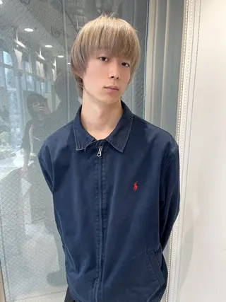 メンズ ウルフカット／吉村 桃子のヘアスタイル