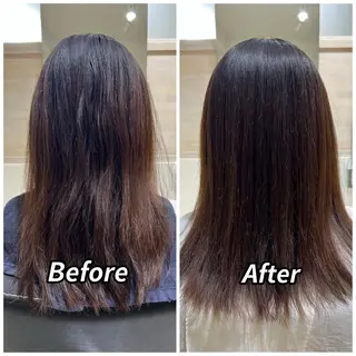 セミロング 🥣🫧‪艶カラー 🦋アカマ ミユ🦋のヘアスタイル