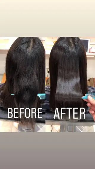 ロング 村中 逸紀のヘアスタイル