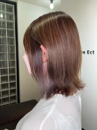 ミディアム カラー One By The Ect所属・ショート/脱白髪染め ☆宇﨑悠実のヘアスタイル