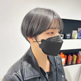 ショート カラー メンズ 武井 弘希 ブリーチなしカラー✨のヘアスタイル