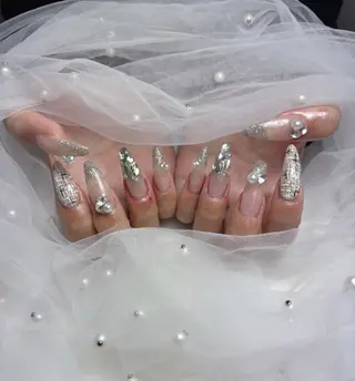 ミディアム Amonail♡ RINAのネイルデザイン