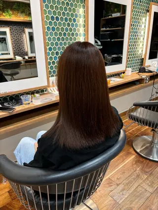 カラー 天神/ハイトーン/艶 カラー/Miharuのヘアスタイル