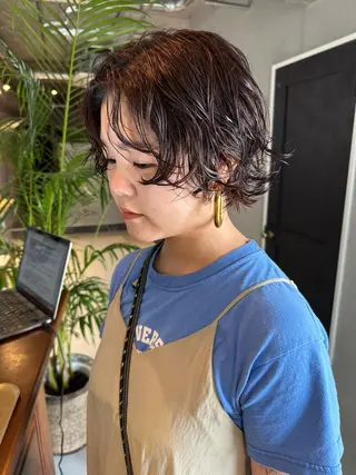 ショート パーマ 斎藤祐樹 /レイヤー/パーマのヘアスタイル