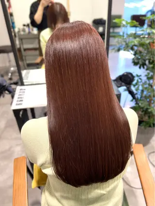 ロング カラー 韓国風レイヤー ∕ 大隣 里桜のヘアスタイル