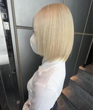 ミディアム カラー Hairsalon F＋Moana by　HEADLIGHT所属・salonF 🔸hamaのマツエク・マツパデザイン