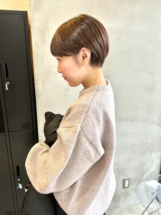 ショート 💗艶カラー💗 CECILのヘアスタイル