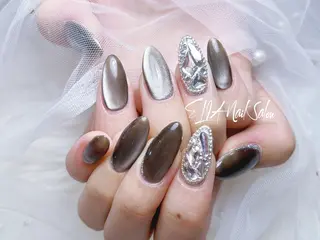 セミロング cici nailのネイルデザイン
