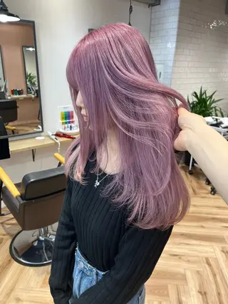 ロング カラー もり まりものヘアスタイル