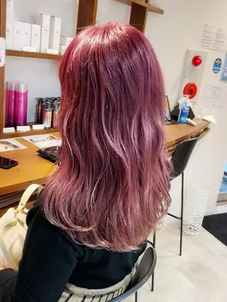 セミロング 💎馴染むエクステ ×カラーTOMO💎のヘアスタイル