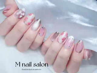 ネイル M🌷nail 長さだし専門店のネイルデザイン