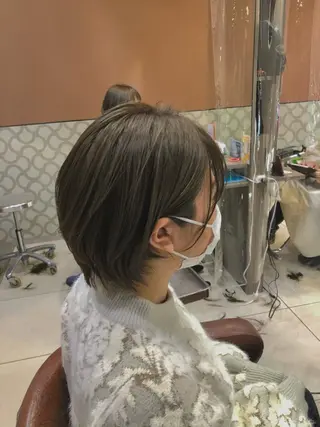 ショート カラー ヘアアレンジ ANKHCROSS新宿店【アンククロス】所属・メンズパーマ スペシャリスト大塚のヘアスタイル