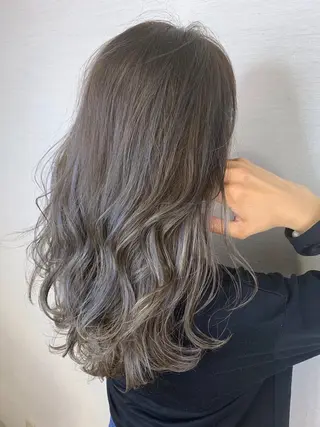 ロング ブリーチなしダブル/ レイヤーカット 小棹のヘアスタイル