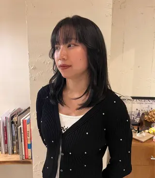 ミディアム カラー ヘアアレンジ drop /Hiroto✩.*のヘアスタイル