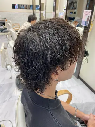 パーマ メンズ 🌴パーマオタク🌴 長谷川　諒佑🌈のヘアスタイル