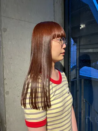 ロング 葉月/ボブ/ 透明感カラー／中目黒のヘアスタイル