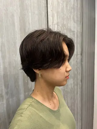 ショート パーマ elima 調布所属・ちせ/ 透明感カラー /調布˚ 🦢₊✧のヘアスタイル