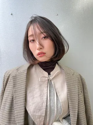 ミディアム 似合わせヘア🤍 面田法子のヘアスタイル