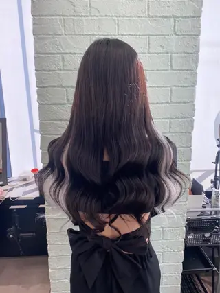 ロング カラー 韓国風モテヘア 🇰🇷aki♡のヘアスタイル