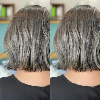 ミディアム カラー Snaly カラー特化ページのヘアスタイル