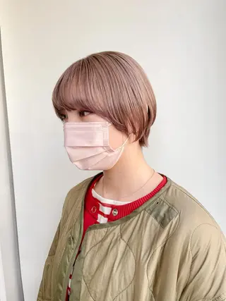 ショート カラー Takuma Suzuki中目黒のヘアスタイル