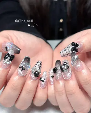 ネイル nanami ☘︎ ݁˖.ᐣ ˚⋆のネイルデザイン