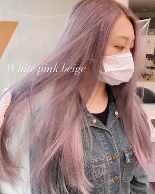 ロング カラー パーマ ヘアアレンジ メンズ キッズ ネイル マツエク・マツパ 韓国/トレンド レイヤー【101】のヘアスタイル