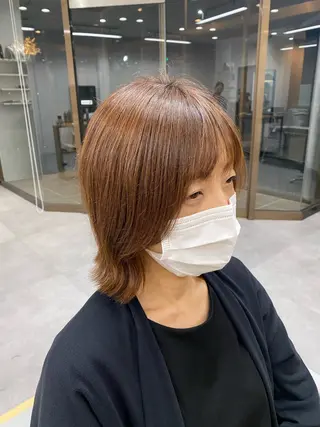 ミディアム CIEN所属・松下 育未のヘアスタイル