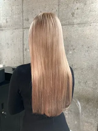 ロング カラー ✨最安値✨エクステ カラー🌼つきな🌼のヘアスタイル