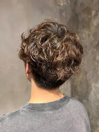 メンズ 新開 さらのヘアスタイル