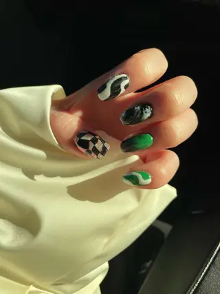 ネイル 束感まつ毛/ネイル/ LED♥KIRARAのマツエク・マツパデザイン