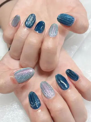 ネイル candy nail 韓国風ワンホンネイルのネイルデザイン