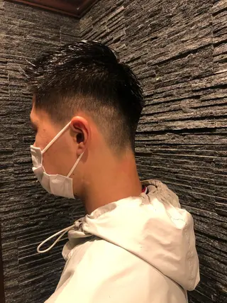 ショート ヒロ銀座バーバーショップ難波店所属・縮毛矯正/パーマ 宮河 惇💈のヘアスタイル