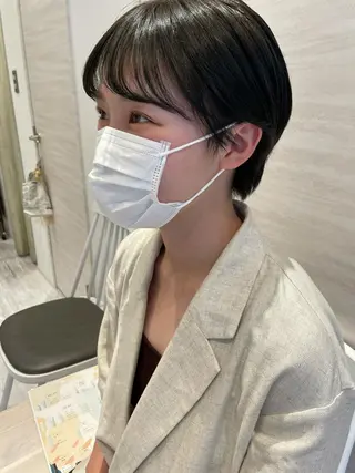 ショート カラー Chiho / 梅田 / ボブ/ パーマのヘアスタイル