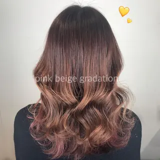 セミロング カラー ヘアアレンジ knock【ノック】所属・烏丸韓国ヘア🇰🇷 ayaka🎀のヘアスタイル