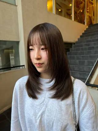 セミロング ReX  HAIR INTERNATIONAL 【レックスヘアーインターナショナル】所属・ReX 【心斎橋】 rin🌙のヘアスタイル