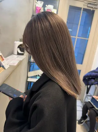 ロング カラー 艶カラー 🤍🫧/makoのヘアスタイル