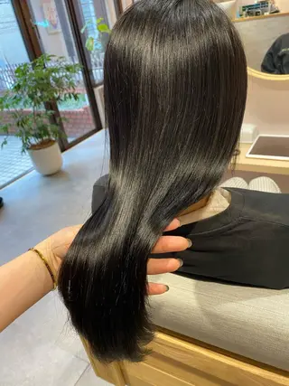 セミロング nagisa /縮毛矯正のヘアスタイル