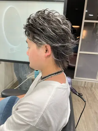 カラー メンズ 樅木 恒毅のヘアスタイル