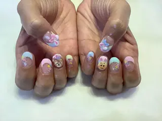 ネイル 💎🐰 saki. m 🐰💎のネイルデザイン