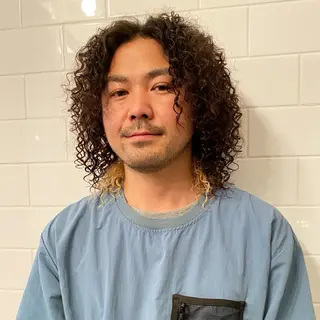 セミロング カラー パーマ ヘアアレンジ メンズ キッズ ネイル マツエク・マツパ 中元 淳のヘアスタイル