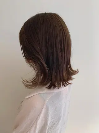 ミディアム カラー TENELE所属・チバ タクミのヘアスタイル
