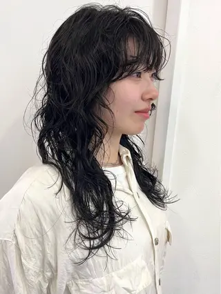 ミディアム パーマ 金井京介/レイヤー /ボブパーマのヘアスタイル