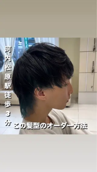 カラー メンズ メンズサロンGRIT 店長　深山一平のヘアスタイル